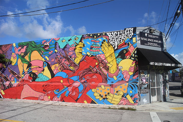 迈阿密市区包车一日游——Wynwood涂鸦区